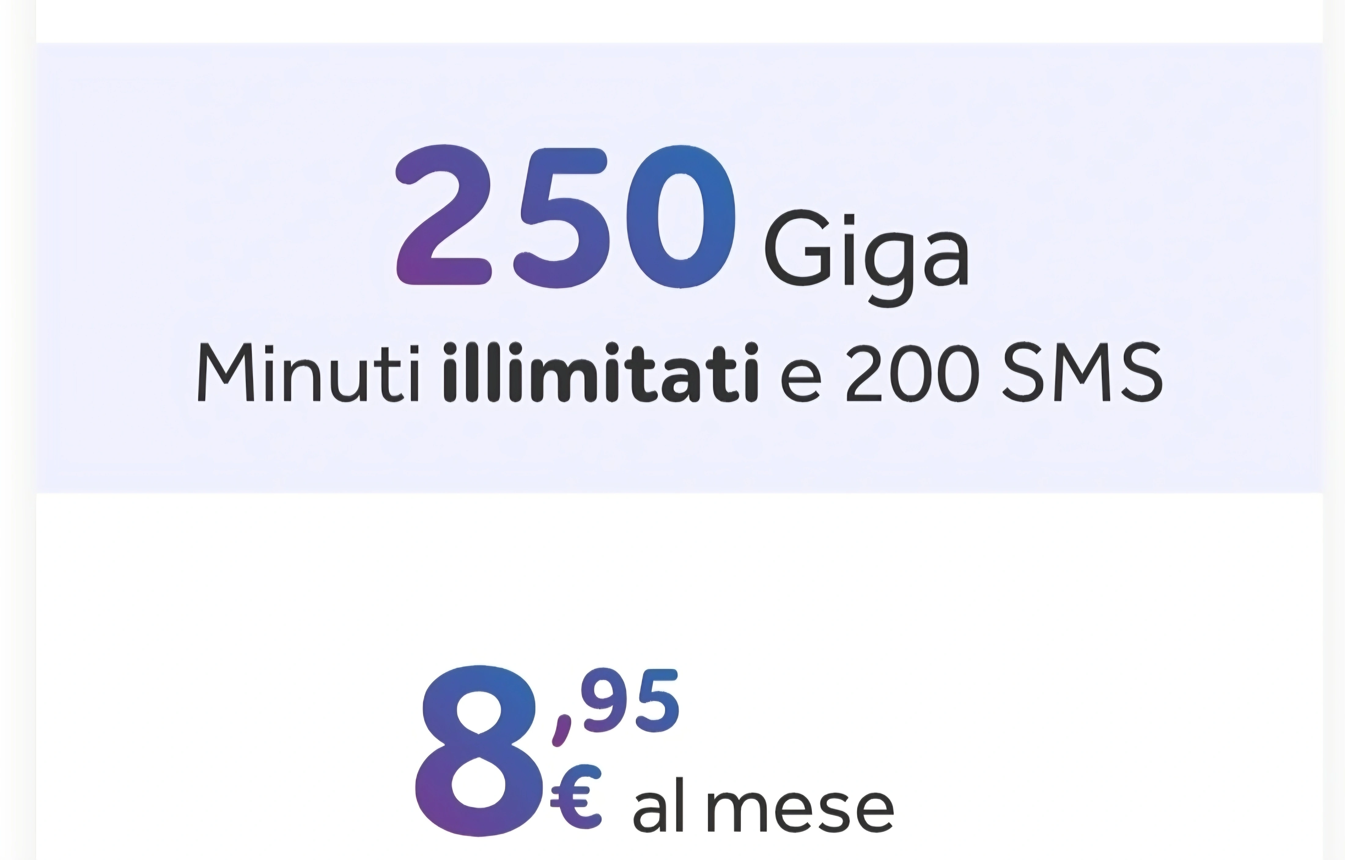 Passa ad ho. mobile 250GB
